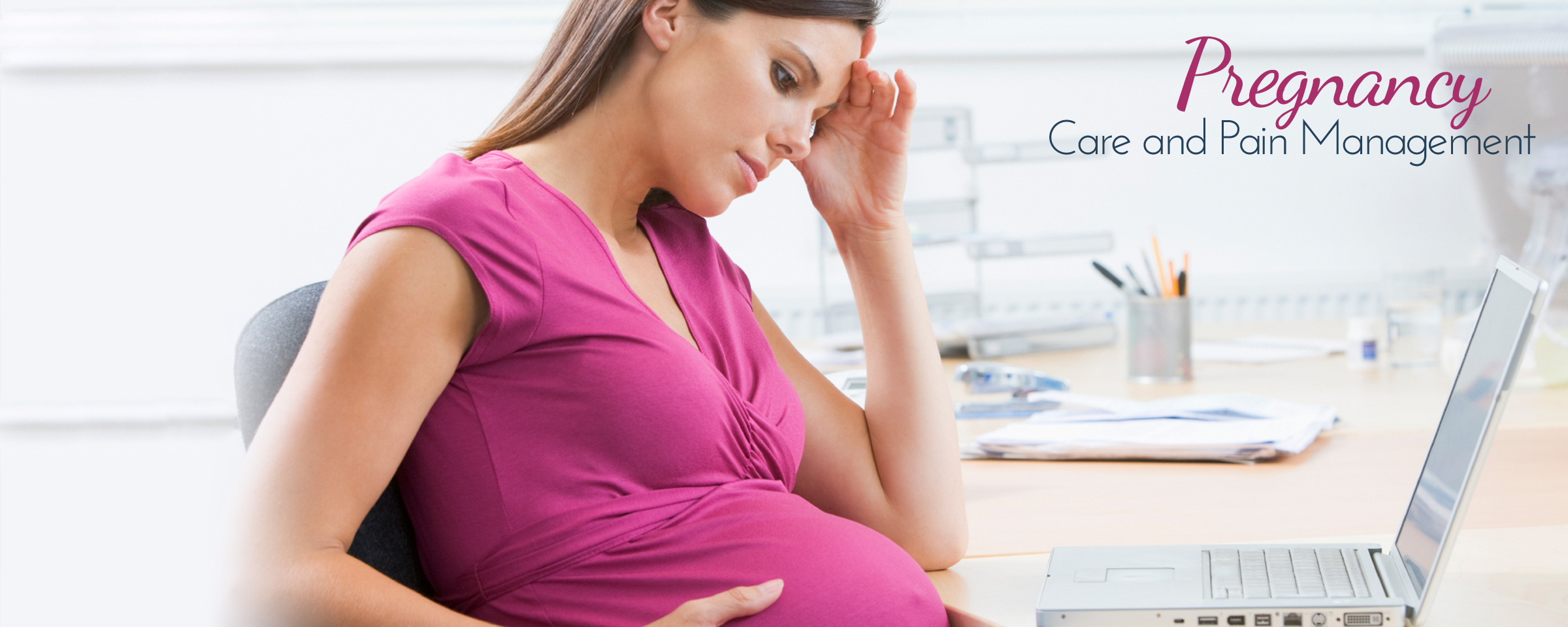 pregnant woman in pain